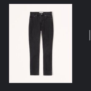 Abercrombie & Fitch High Rise Skinny Jean Black